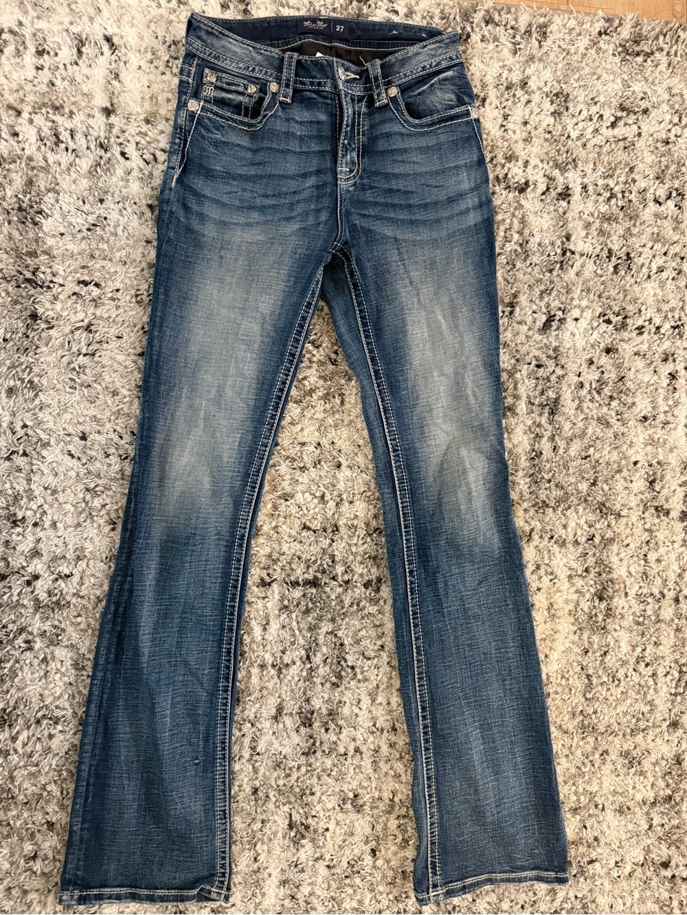 Miss Me Women's Dark Blue Boot Cut Jeans